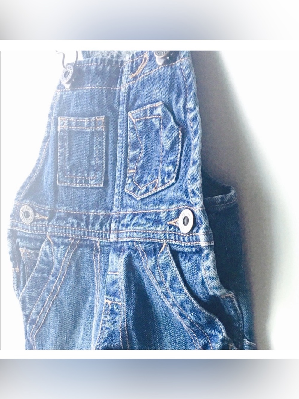 Ralph Lauren Navy Polo Denim Overalls